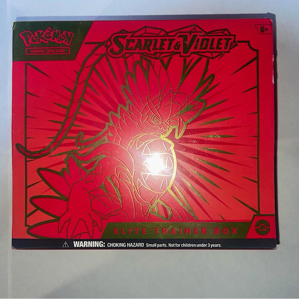 Pokemon Scarlet & Violet elite trainer box factory sealed